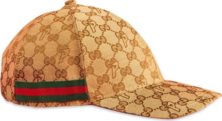 Gucci x Palace GG-P Canvas Baseball Hat Beige, beige