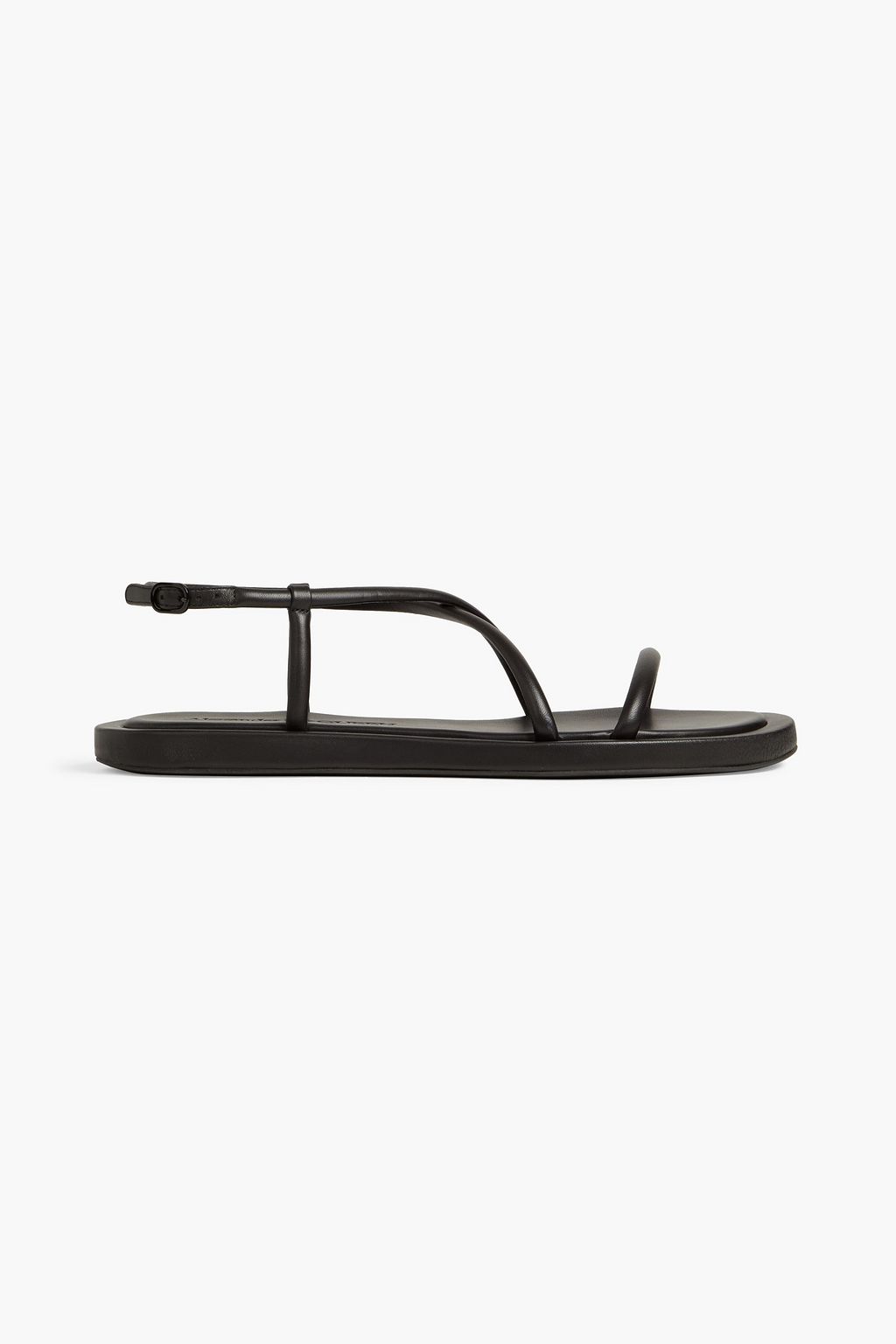 ALEXANDER MCQUEEN leather sandals, black