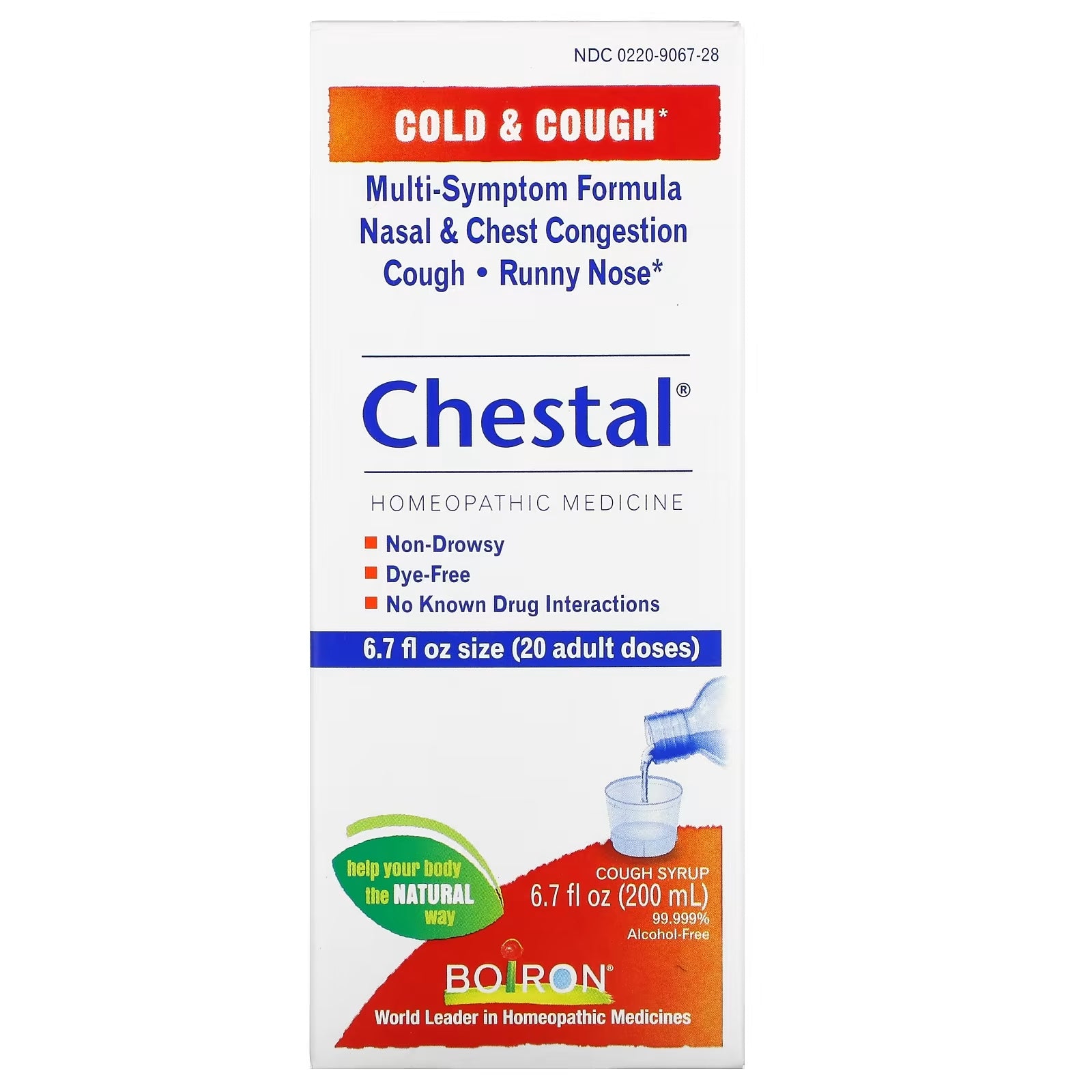 Boiron Chestal Cold and Cough Remedy, 200 ml