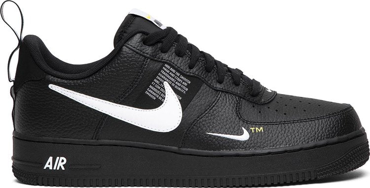 حذاء Nike Air Force 1 '07 LV8 'Overbranding' أسود