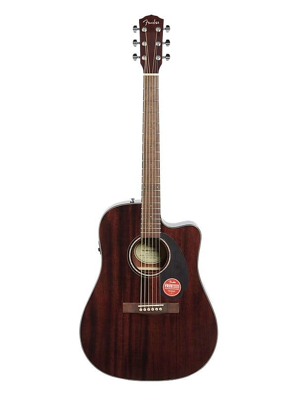 Fender CD140SCE Dread Acoustic Electric Walnut Neck All Mahogany W/C 0970213 322