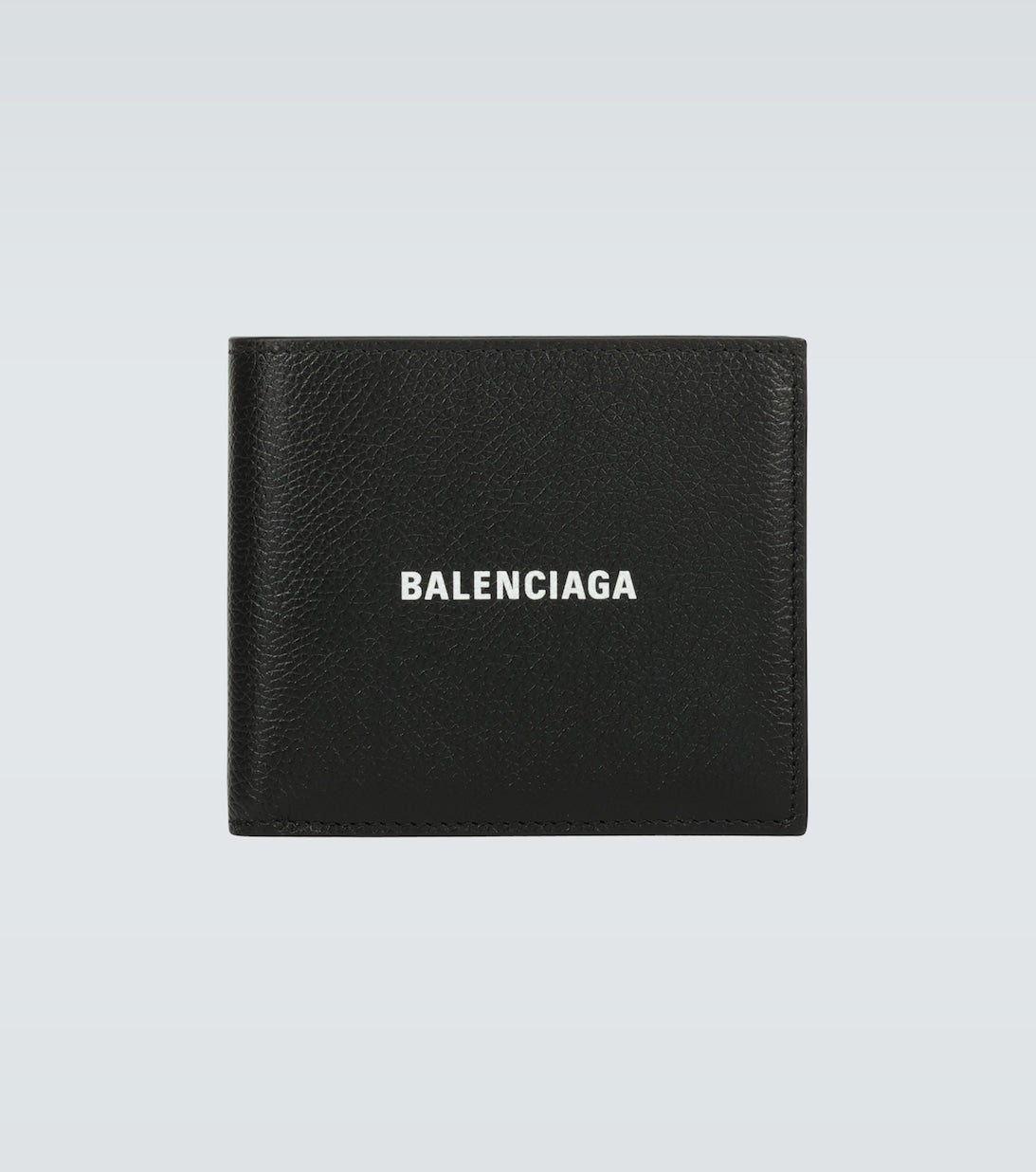 محفظة Balenciaga Cash Square قابلة للطي، باللون الأسود