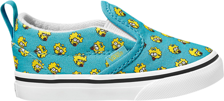 حذاء رياضي Vans The Simpsons x Slip-On V TD Maggie باللون الأزرق