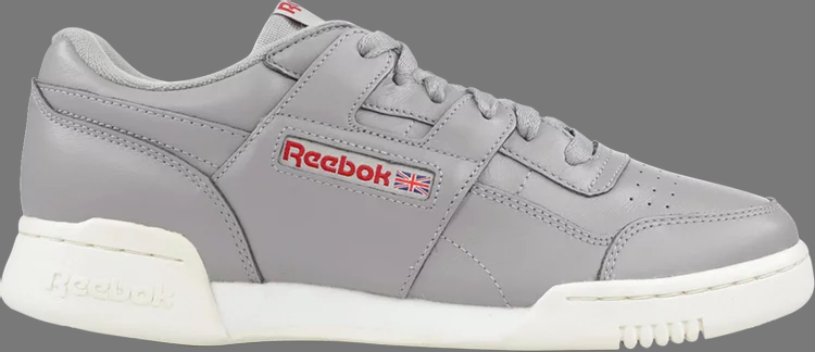 حذاء رياضي Workout plus Vintage "رمادي متوسط ​​اللون" من Reebok، باللون الرمادي