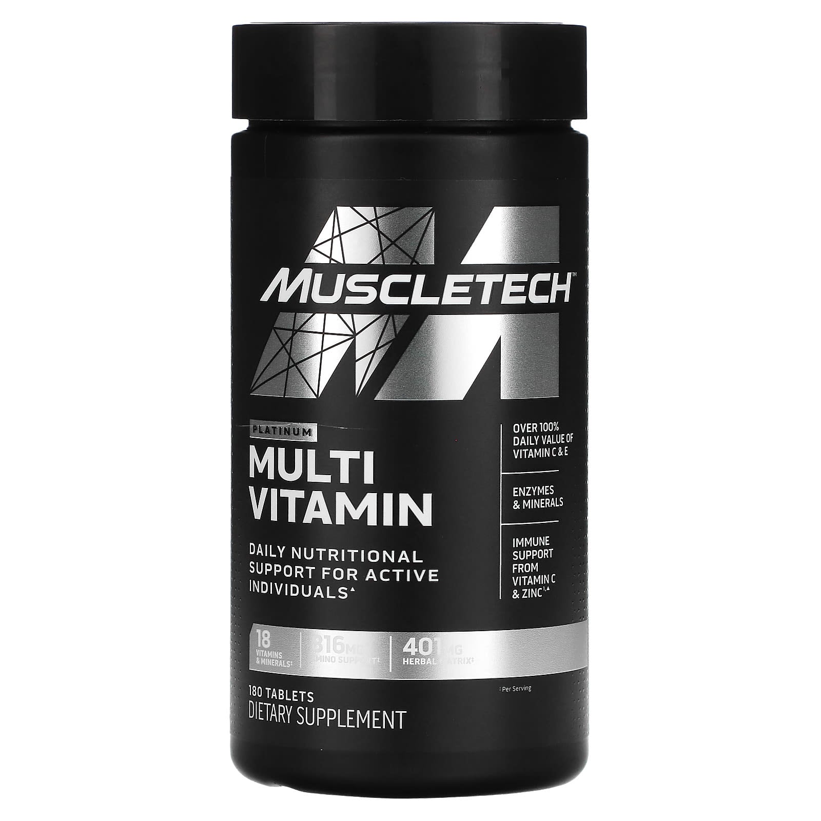 MuscleTech Multivitamin, 180 Tablets