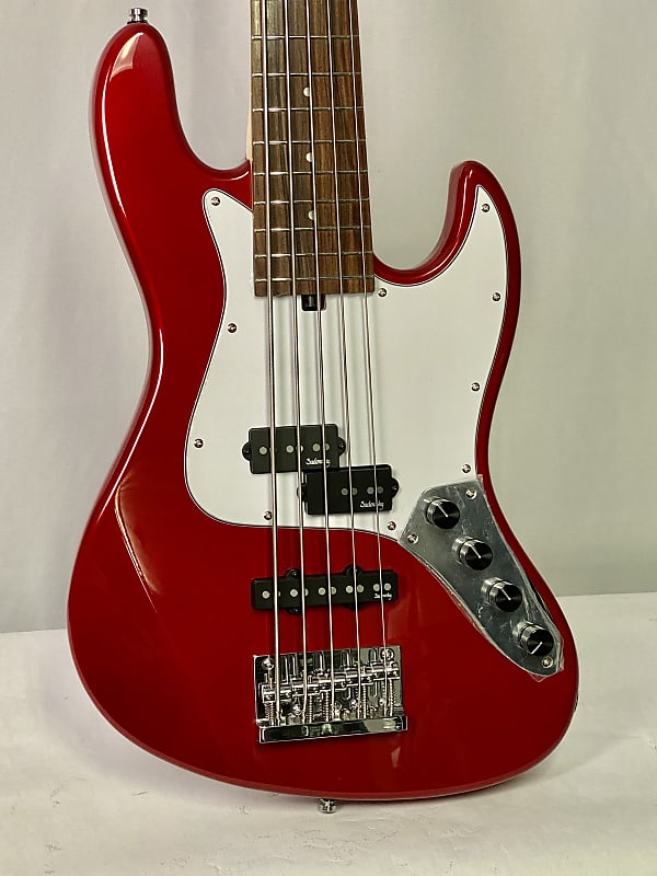 جيتار باس Sadowsky MetroExpress 21-Fret Hybrid P/J 5-String Bass Solid Candy Apple Red Metallic High Polish