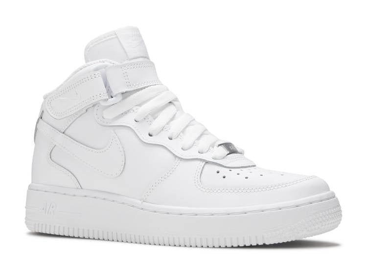 حذاء رياضي Nike AIR FORCE 1 MID '06 GS 'WHITE' باللون الأبيض