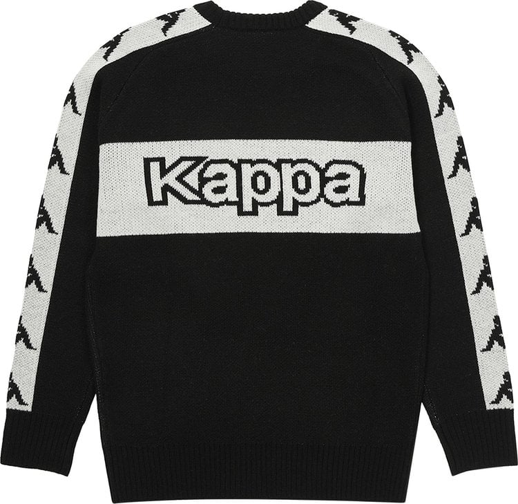 Palace x Kappa Knit 'Black' Jumper, black