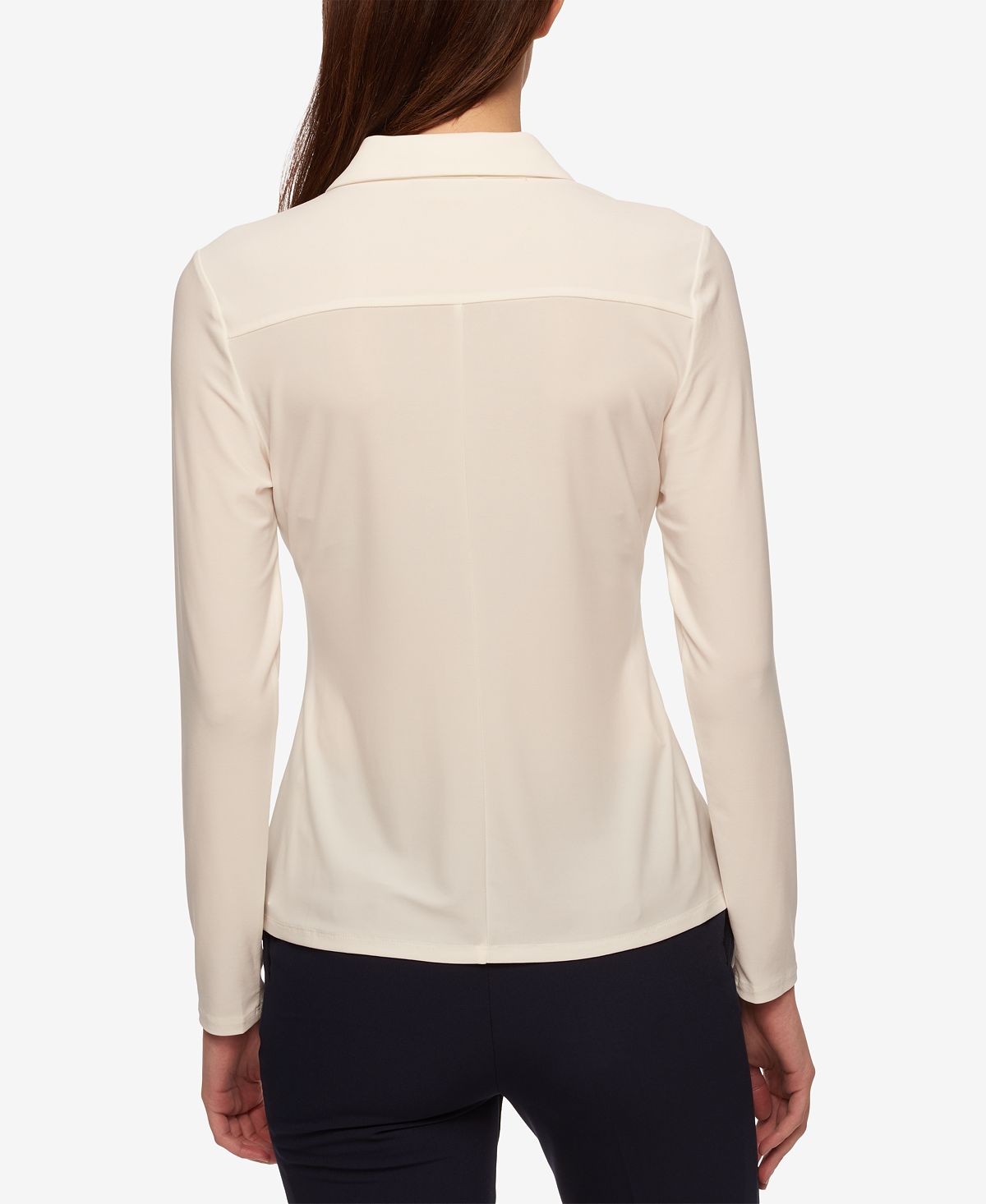 Tommy Hilfiger Pointed Collar Blouse, White