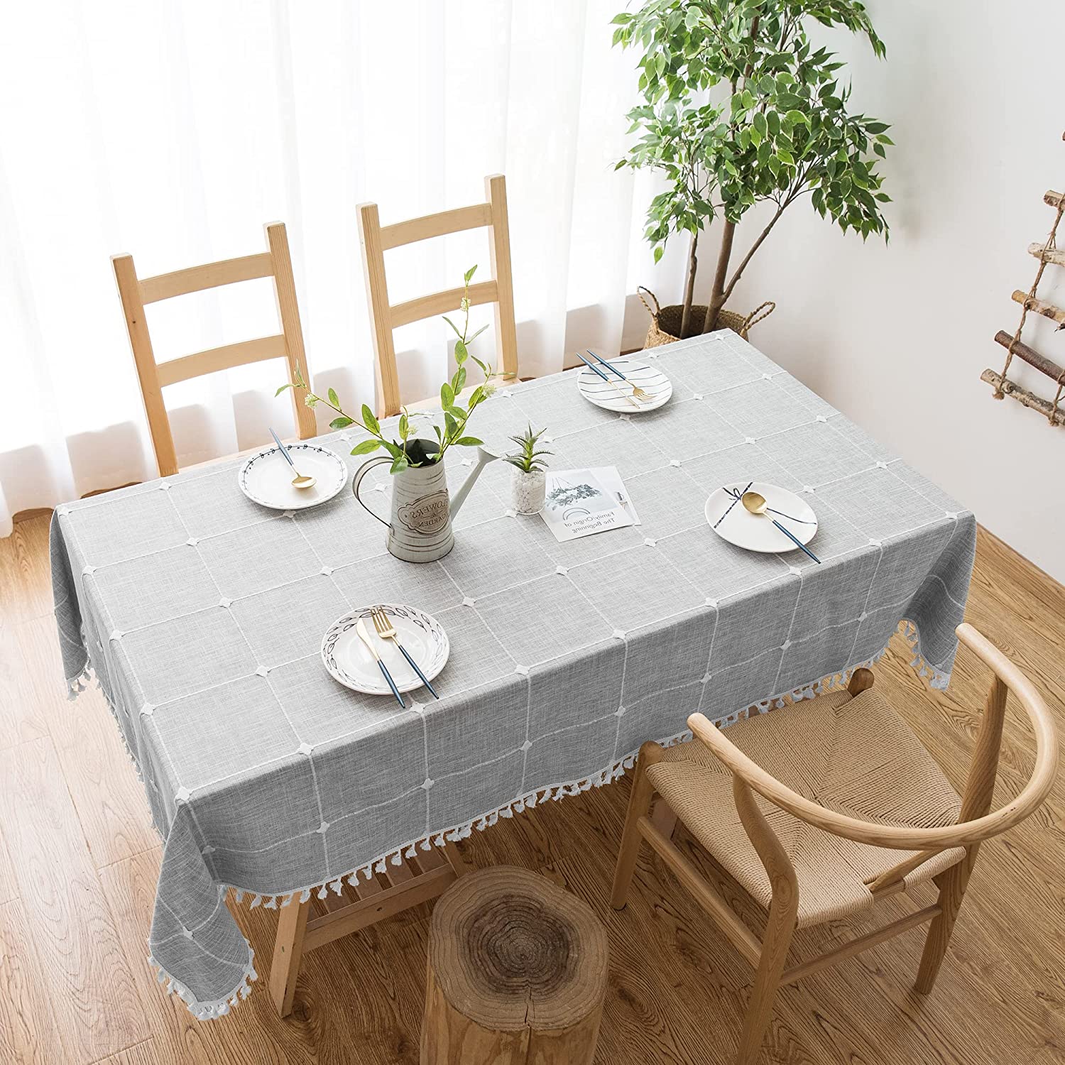 Tablecloth Oubonun, gray