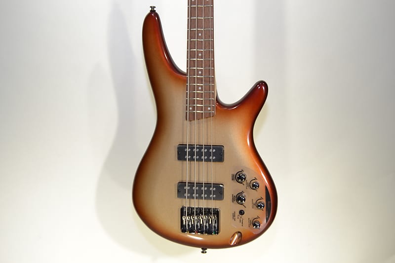 Ibanez SR300E Bass Charred Champagne Burst - Pro Setup