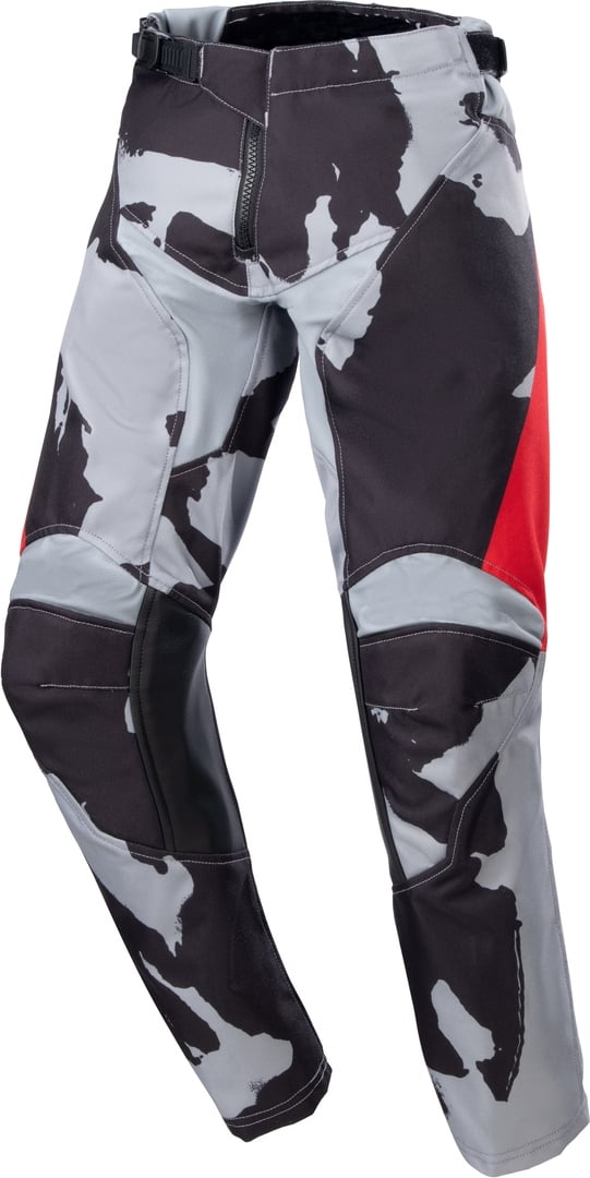 بنطال موتوكروس Alpinestars Racer Tactical 2023 للشباب، رمادي/أحمر