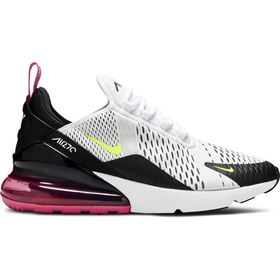 Nike Air Max 270 'Volt Fuchsia' sneakers, white/multicolor