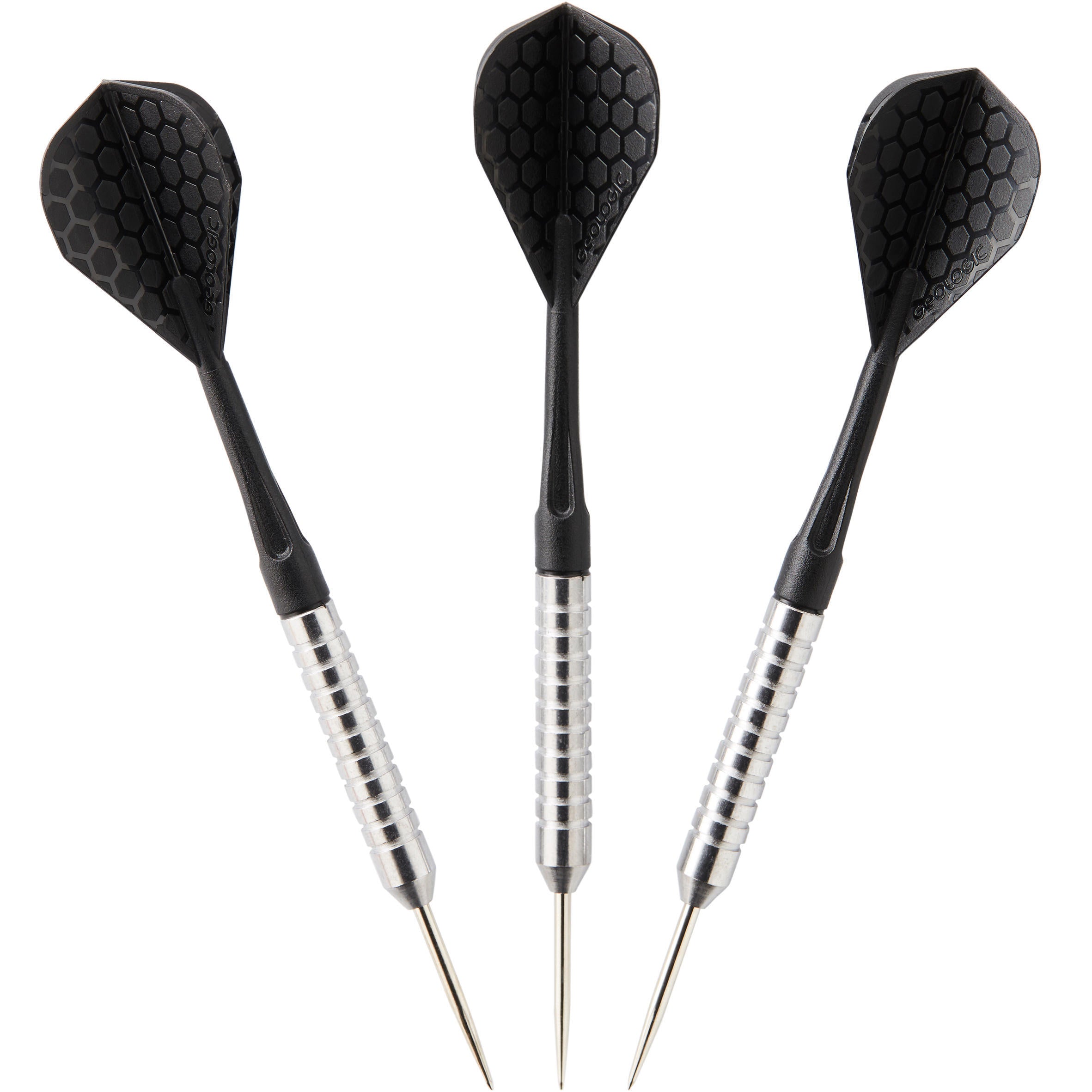 سهام S100 Softdart ذات 3 سهام ذات رؤوس بلاستيكية باللون الأسود من CANAVERAL