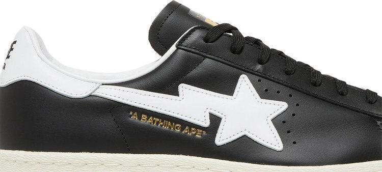 Adidas BAPE x Superstar men's sneakers, black/white