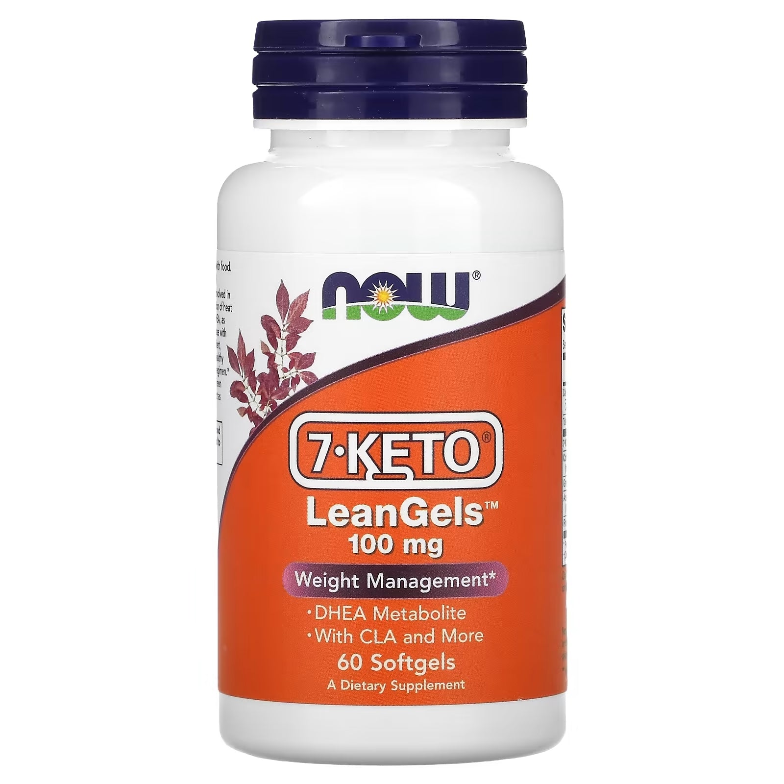 NOW Foods 7-Keto LeanGels 100 مجم، 60 كبسولة هلامية