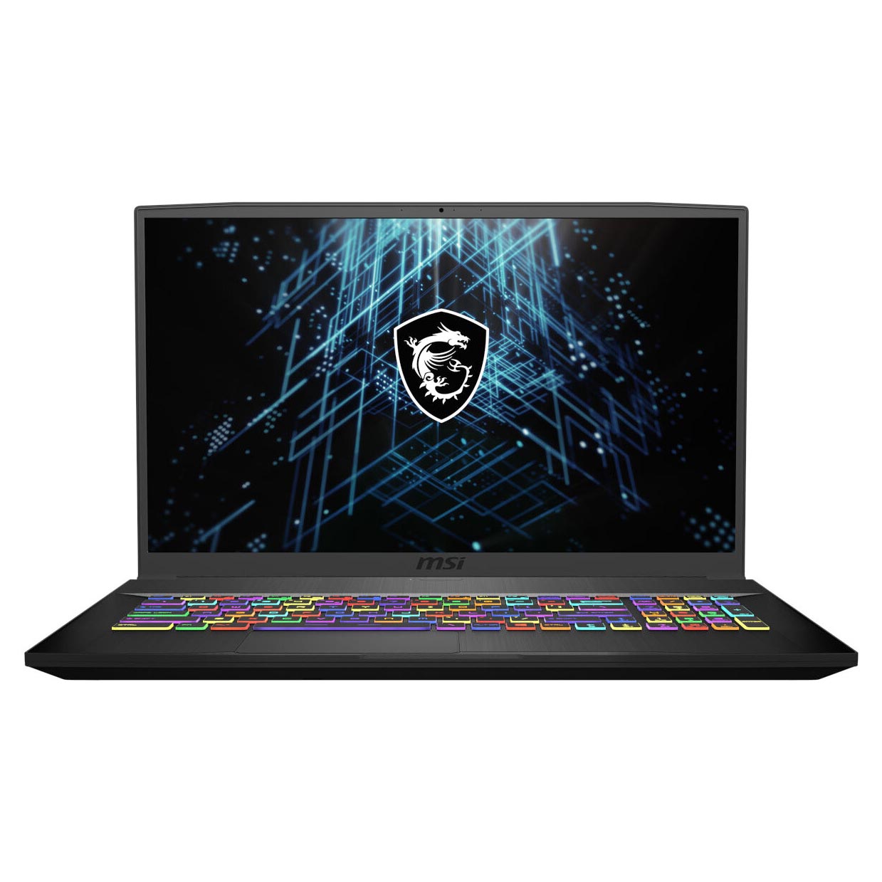 لابتوب ألعاب MSI GF75 Thin مقاس 17.3 بوصة، 16 جيجابايت/ 512 جيجابايت، أسود، لوحة مفاتيح إنجليزية