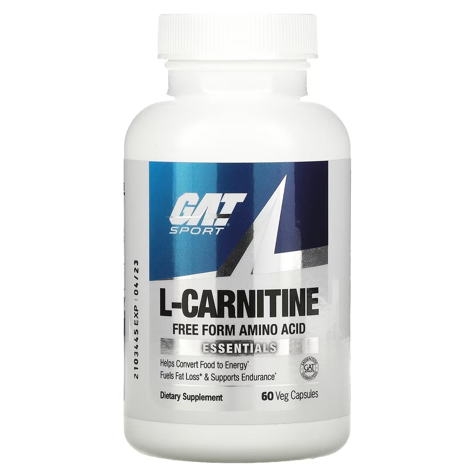 GAT L-Carnitine, 60 Veggie Capsules