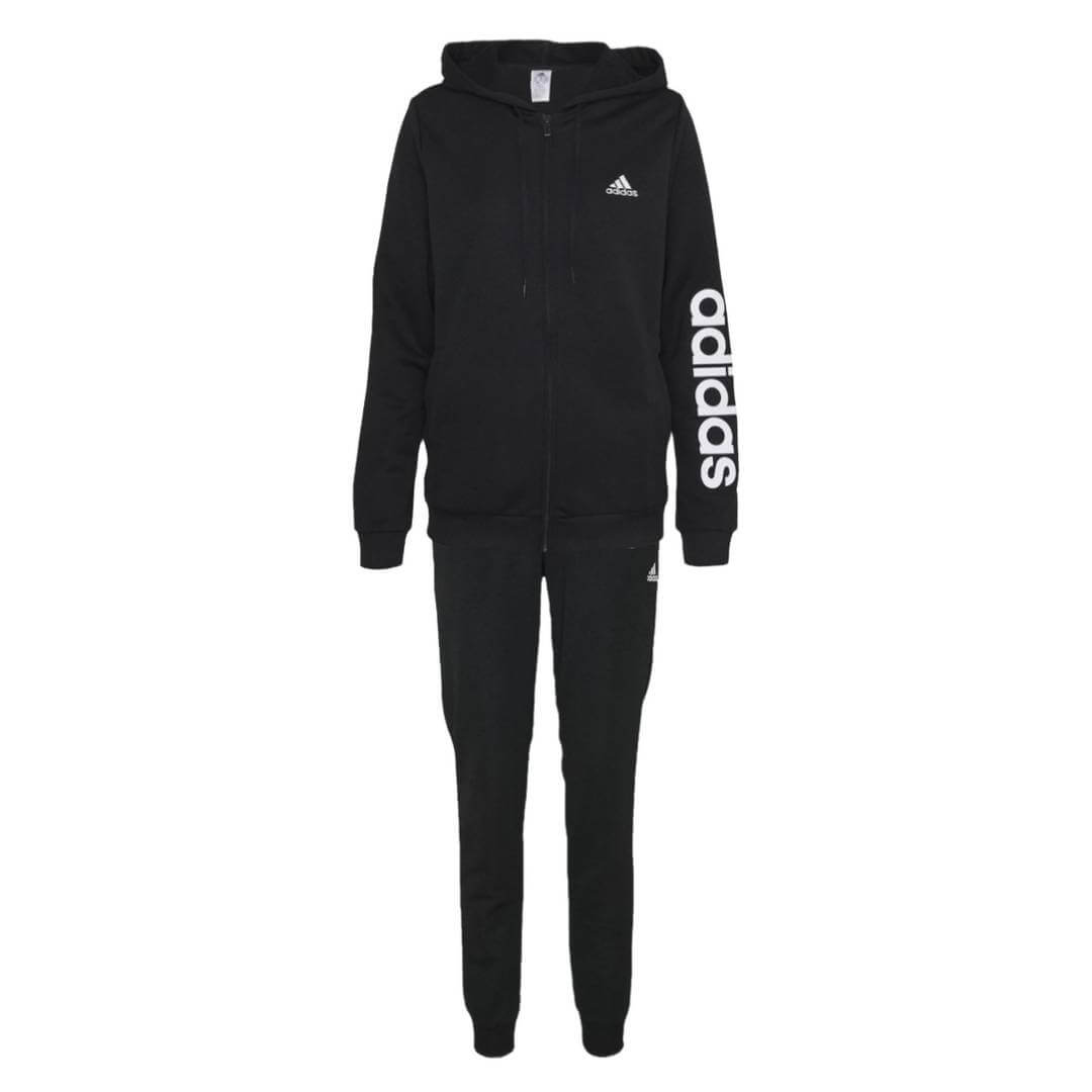 Adidas Performance tracksuit, black/white