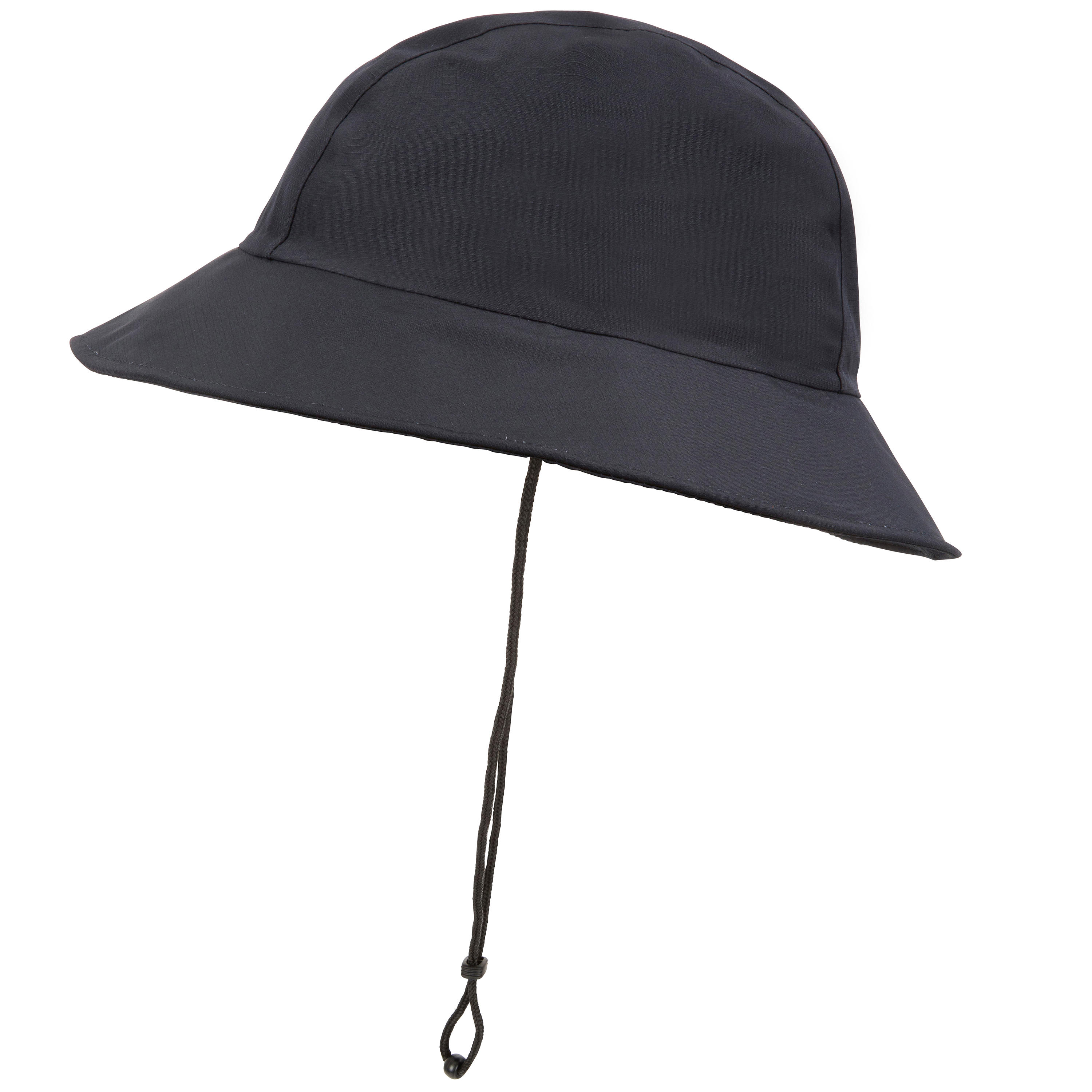 Women's/men's waterproof sailing cap 900 black TRIBORD, black