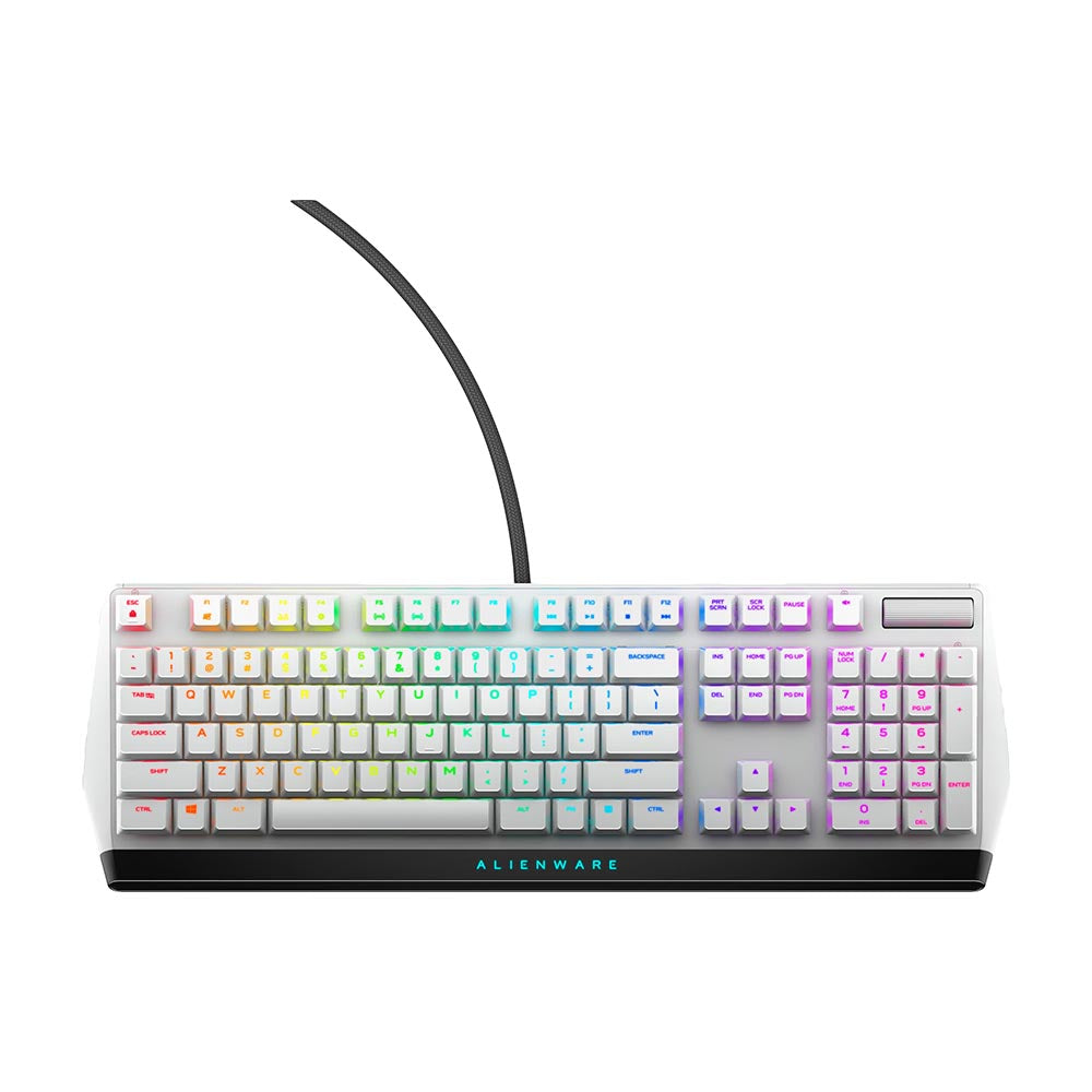 Alienware AW510K gaming keyboard, white, English layout