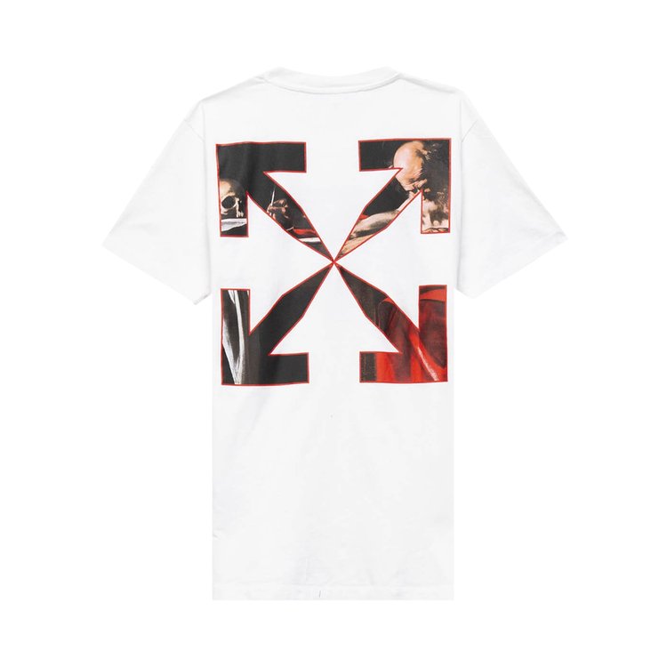 Off-White Caravaggio Slim Tee 'White', white