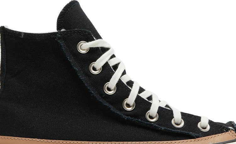 Sneakers Converse Wmns Chuck Taylor All Star Raw Edge Platform High Black Champagne Tan, black