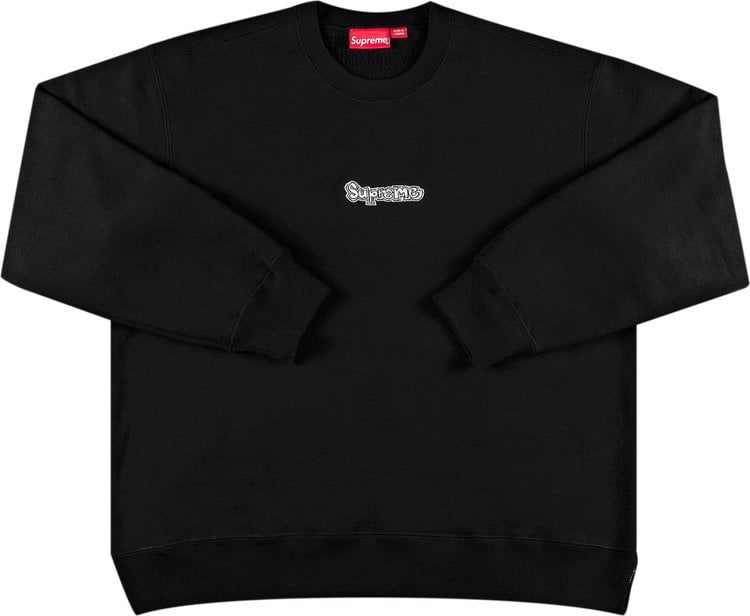 سويت شيرت Supreme Gonz Logo Crewneck 'Black'، أسود