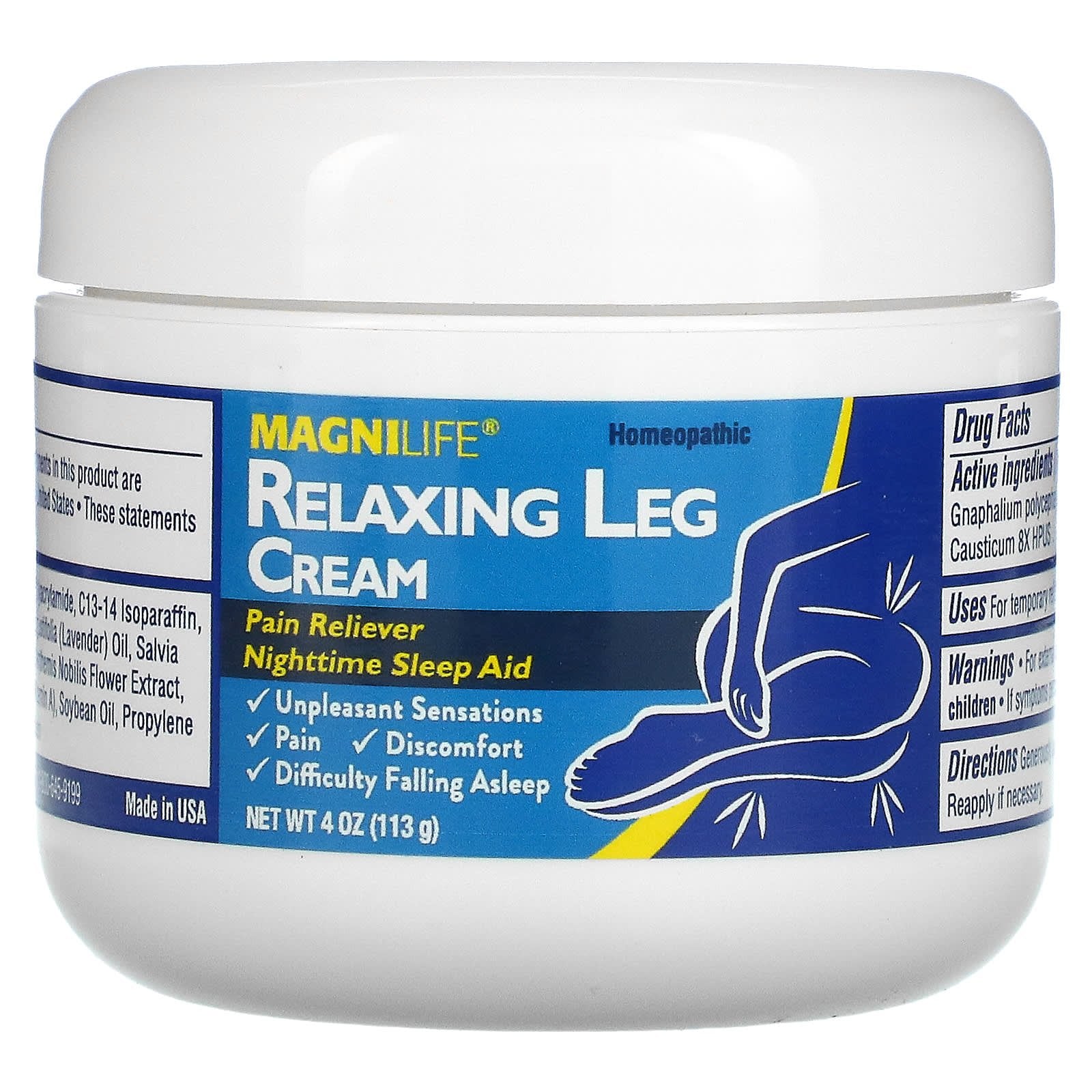 MagniLife Relaxing Cream for legs, 113 g