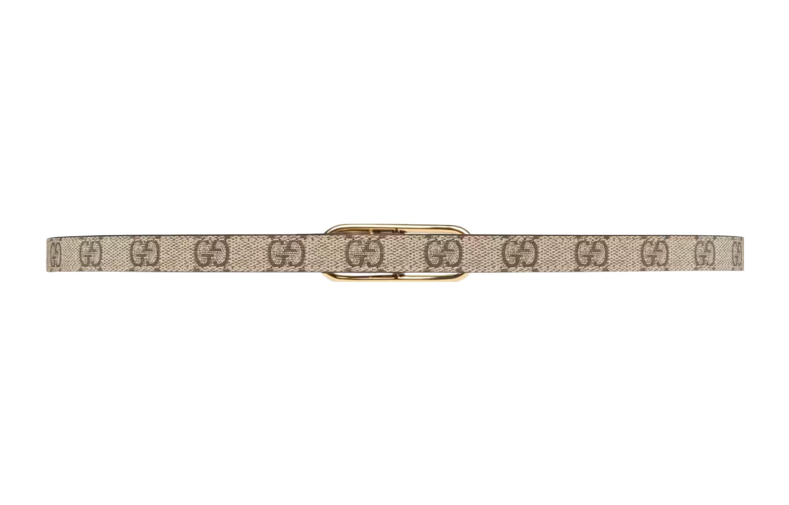 Leather belt Gucci Jackie 1961 women's, brown