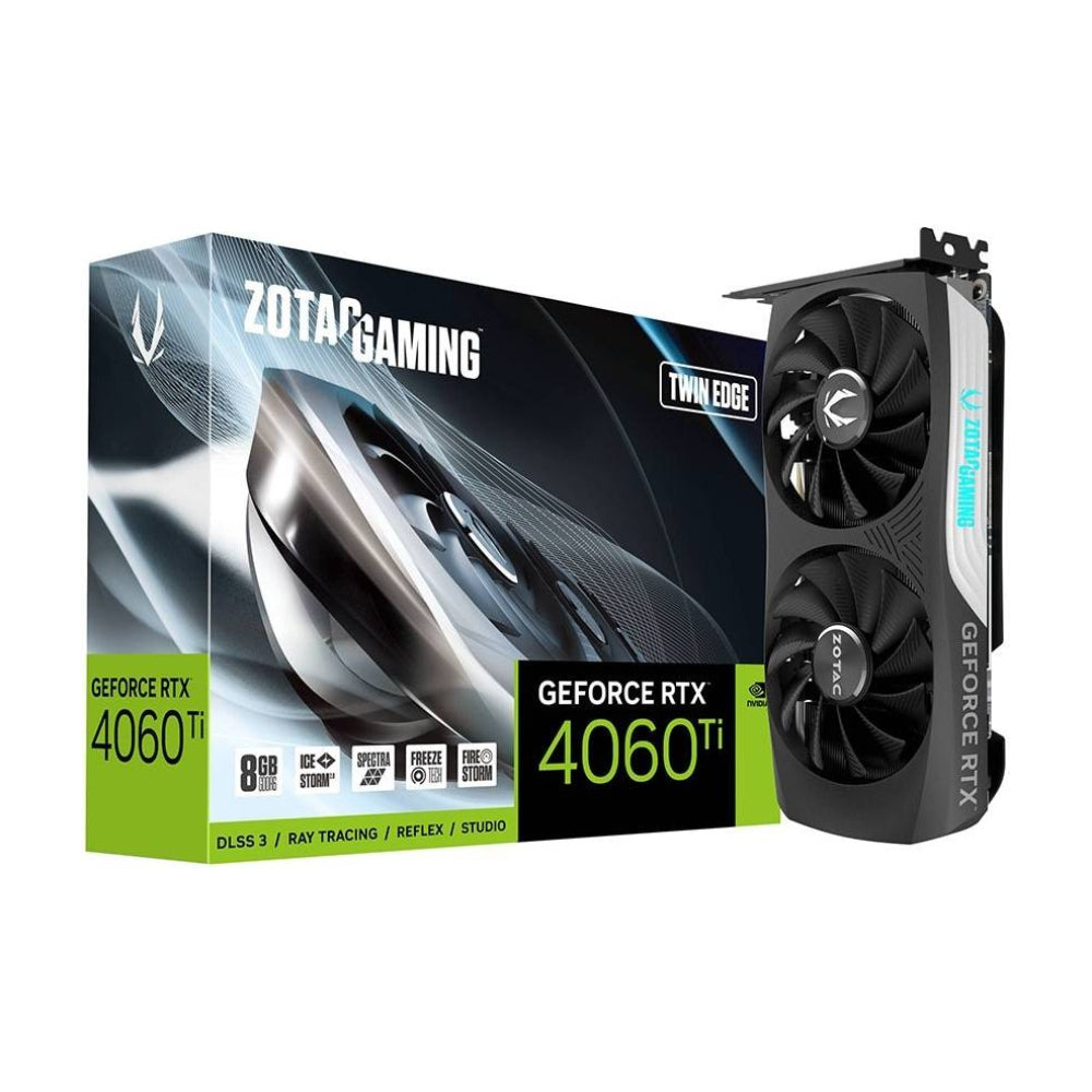 Video card ZOTAC GeForce RTX 4060 Ti Twin Edge, 8 GB, black