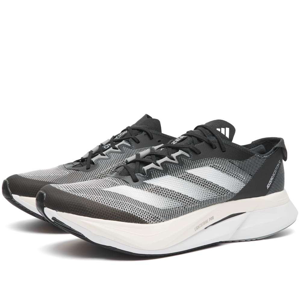 Adidas Adizero Boston 12 sneakers, gray, black