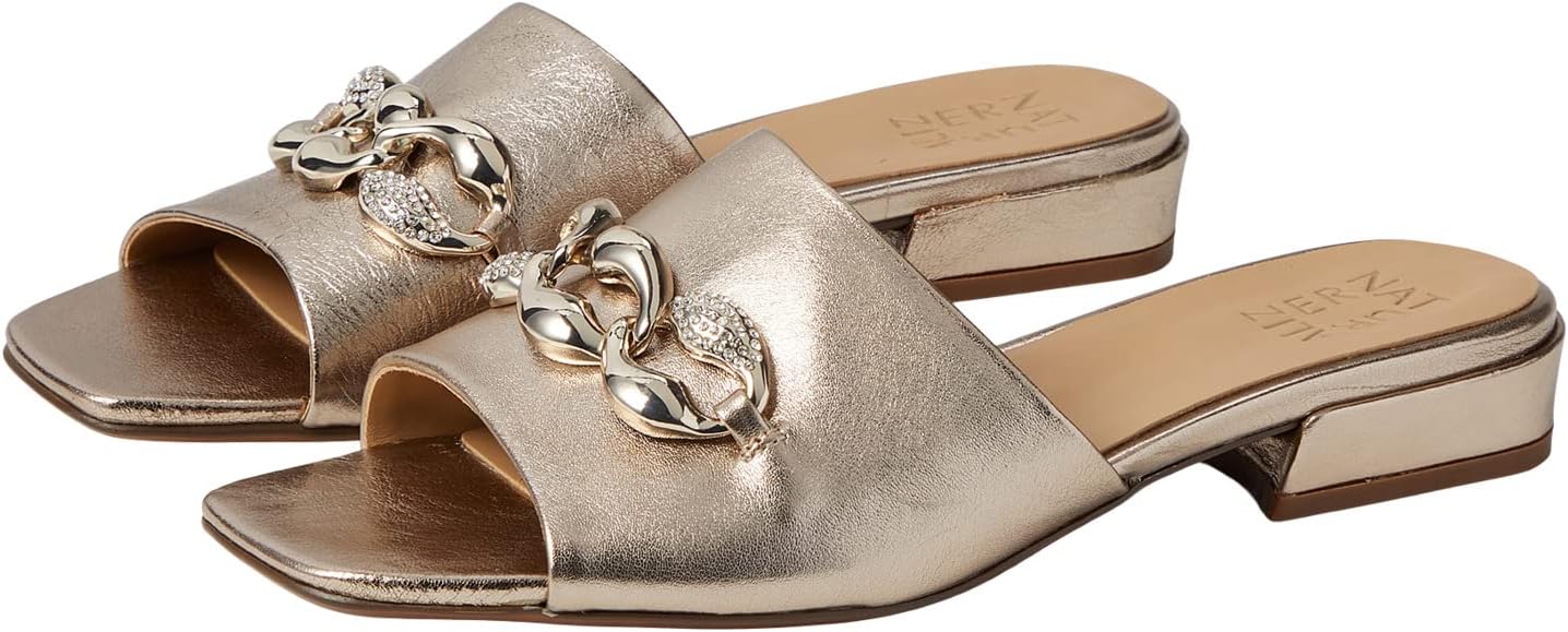 Angie Naturalizer Sandals, Warm Silver