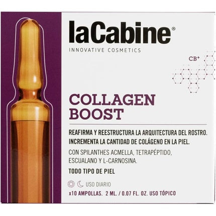 Collagen Boost 10 ampoules of 2 ml - pack of 10, La Cabine