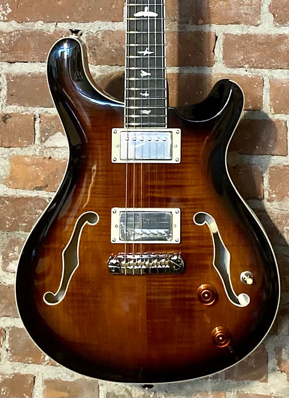 PRS SE Hollowbody II 2022 Black Gold Burst, support small businesses and buy here!