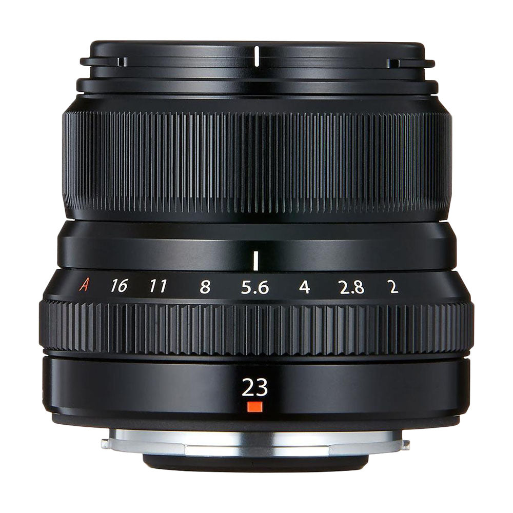 عدسة فوجي فيلم XF 23mm f/2 R WR، باللون الأسود