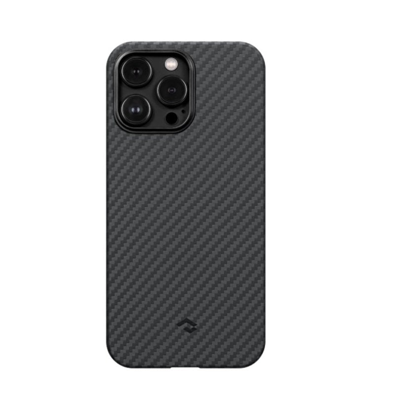 Pitaka MagEz Case 3 for iPhone 14 Pro, 1500D Black/Grey(Twill)