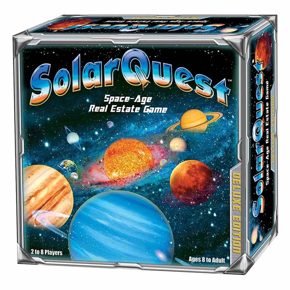 لعبة لوحية SolarQuest: The Space-Age Real Estate Game Deluxe Edition