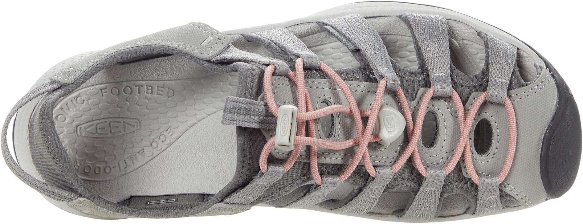 Astoria West Sandal KEEN, Gray/Coral