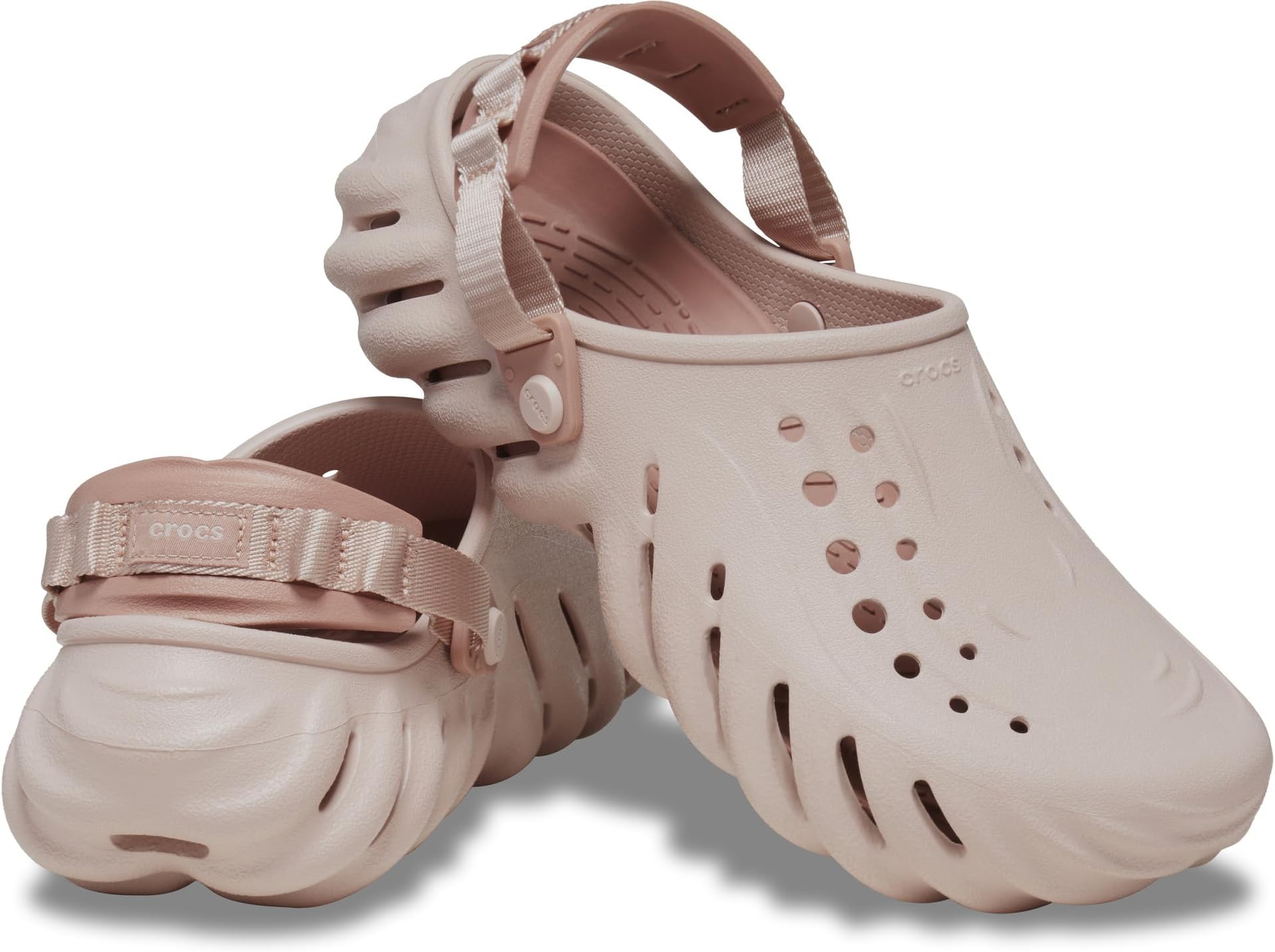 Echo Clog Crocs, Pink Clay