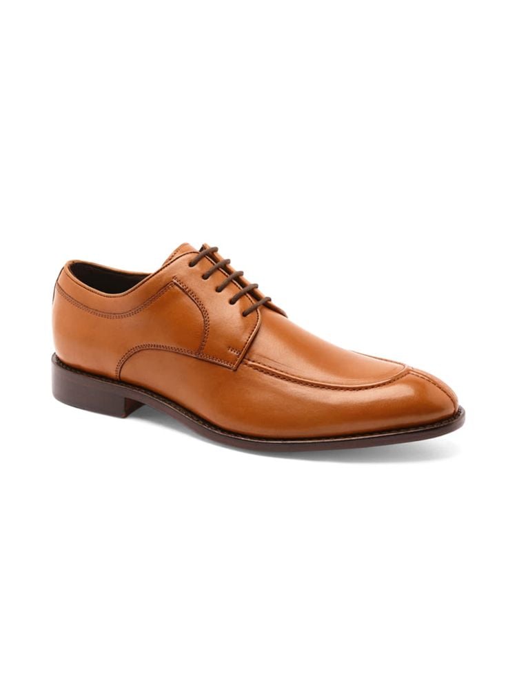 حذاء Wallace Blucher Leather Anthony Veer Split Toe باللون الجوزي