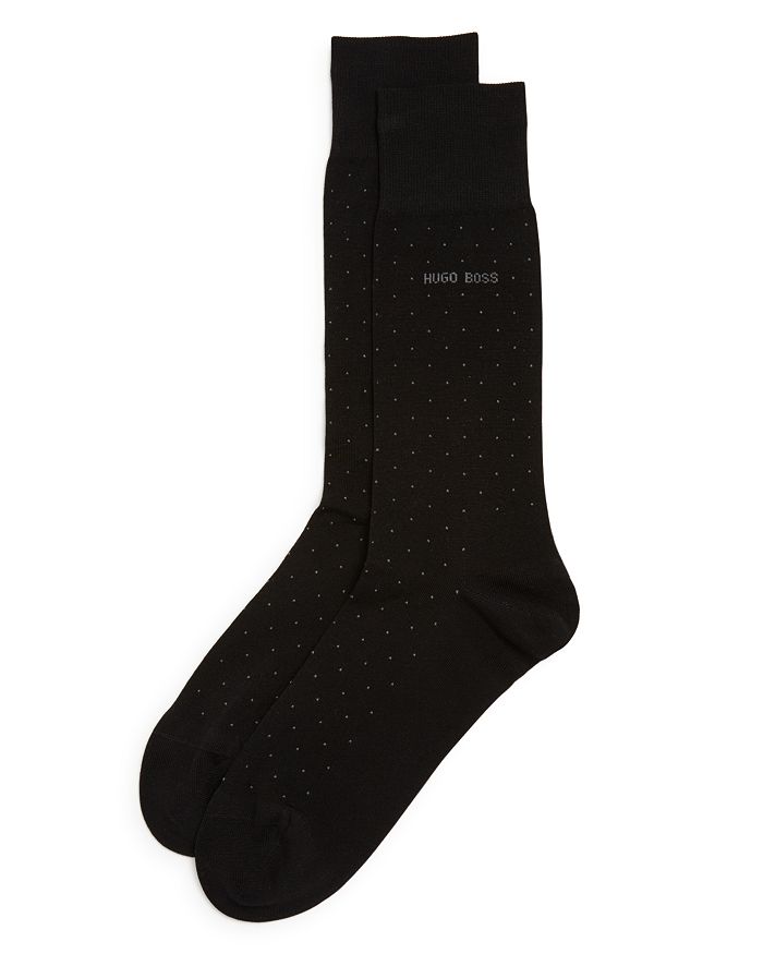 George socks with small polka dots BOSS