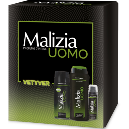 Malizia Uomo Profumo D'intesa Vetyver Gift Set