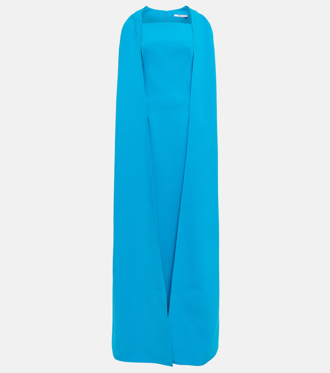 SAFIYAA Crepe Cape Maxi Dress, Blue