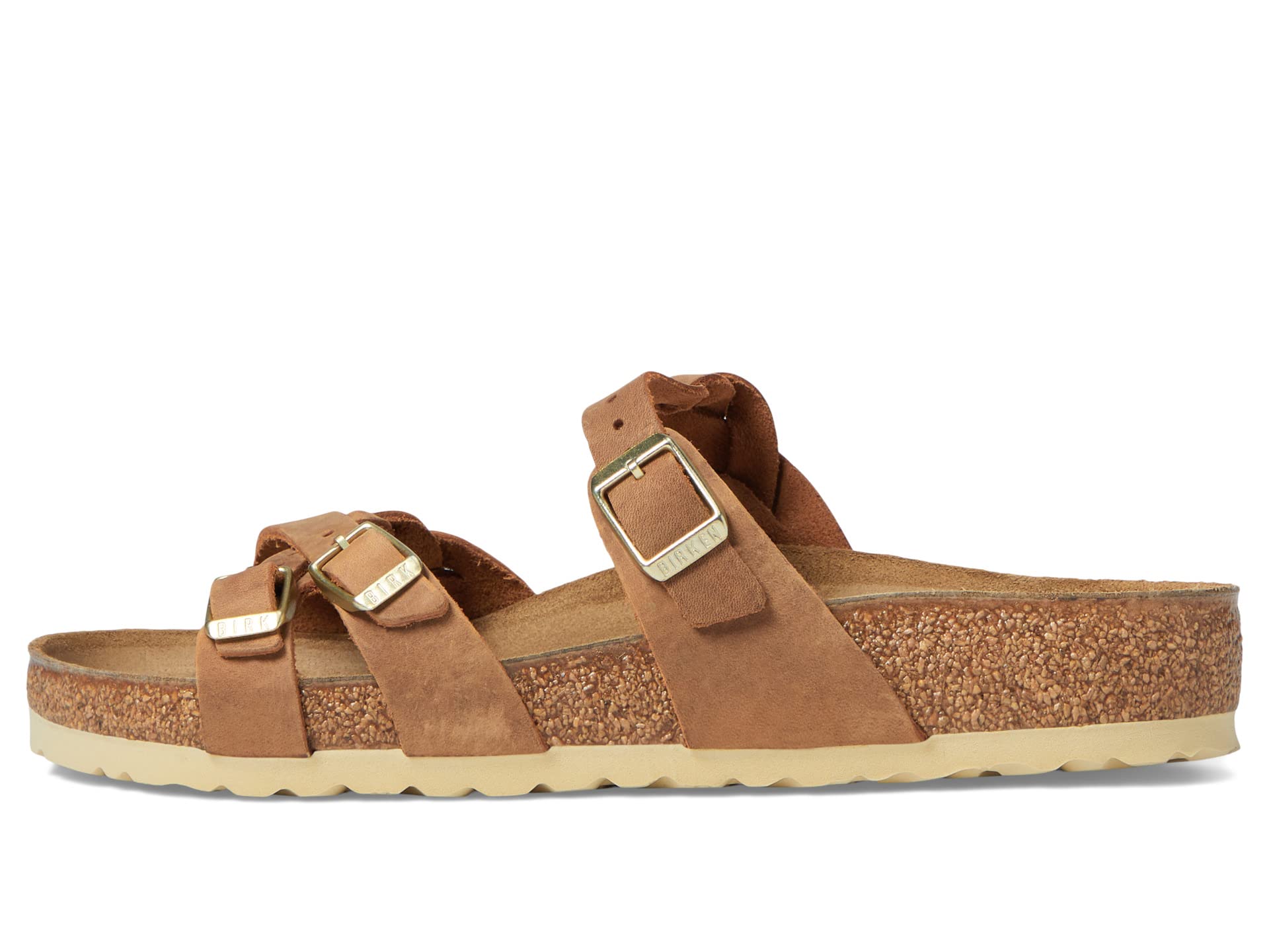 Birkenstock Franca Braid Sandals - Oiled Leather