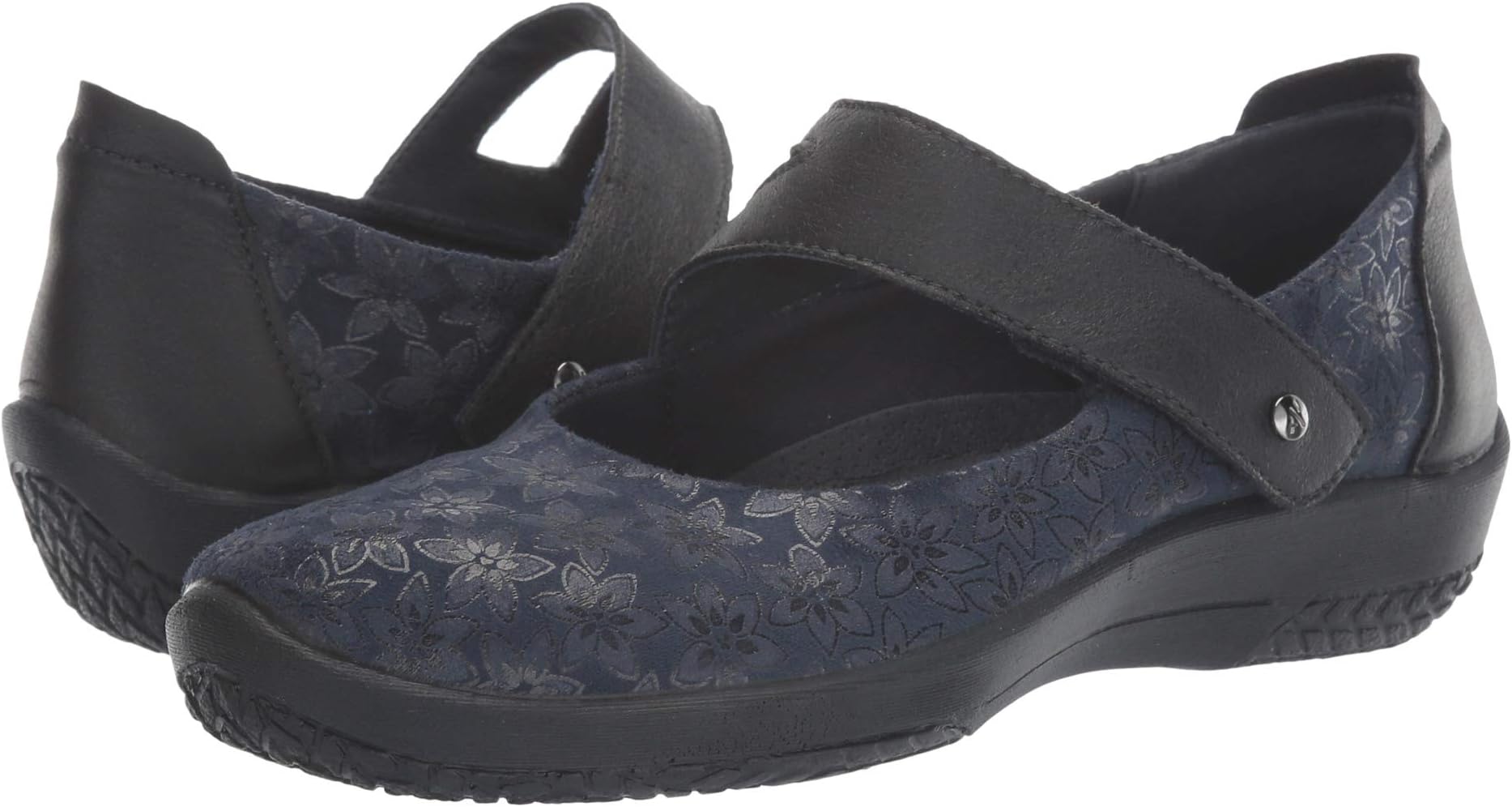 Cosmo Arcopedico ballet flats, Navy Agatha