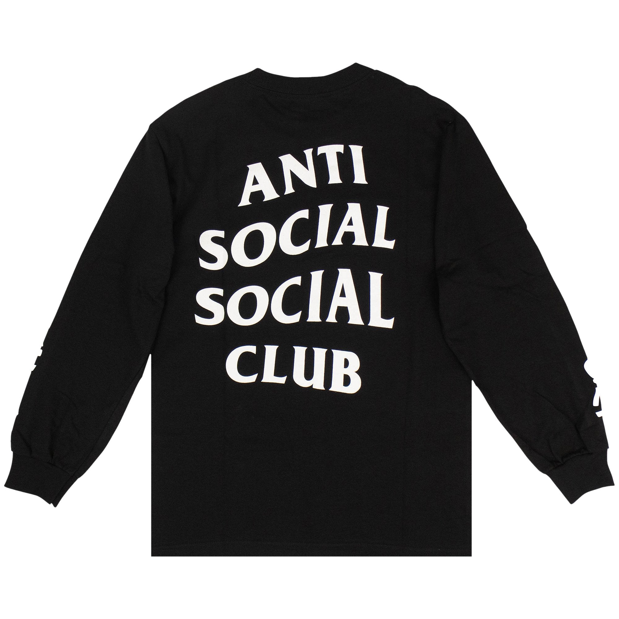 Anti Social Social Club Get Weird Long Sleeve T-Shirt, Black