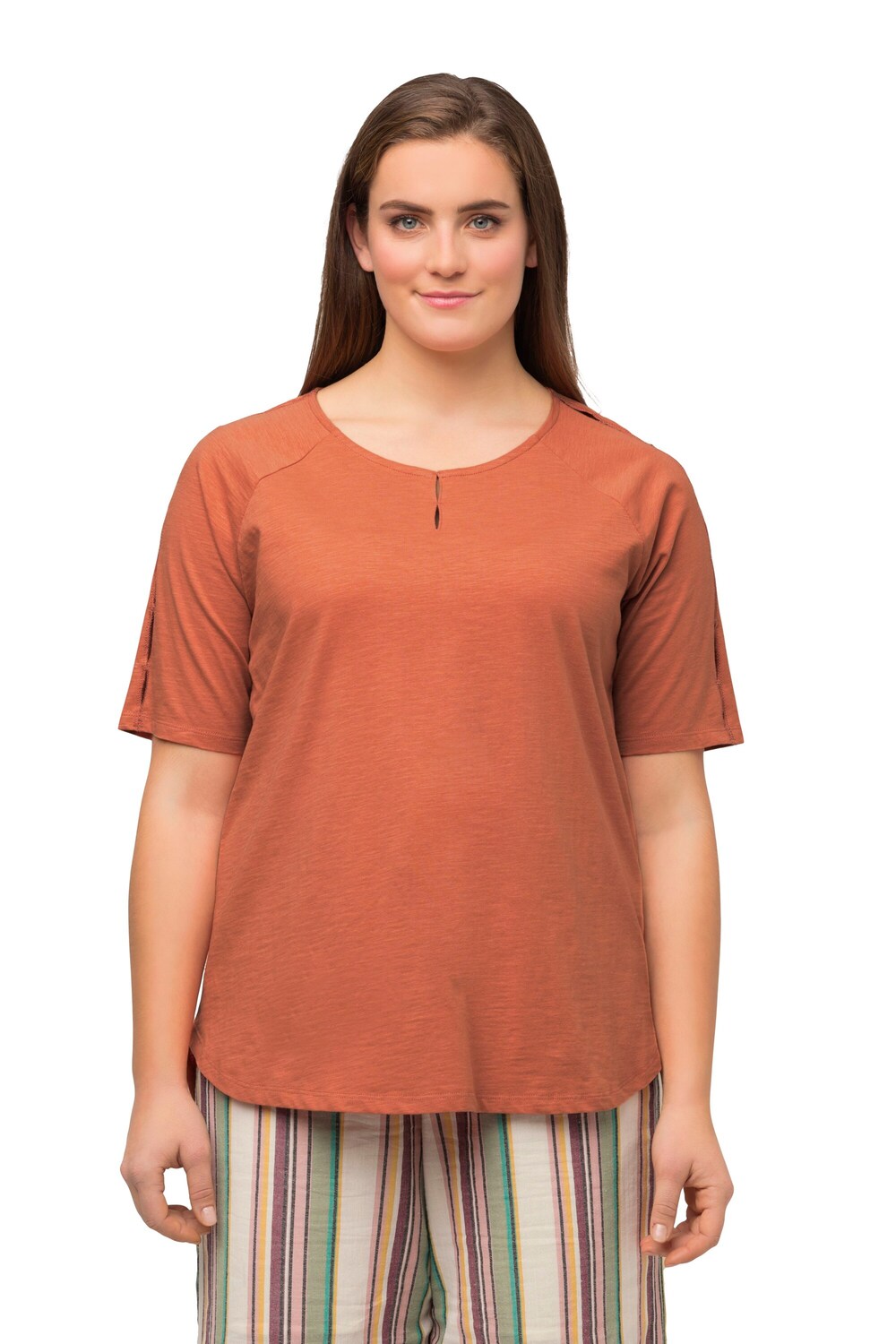 Shirt Ulla Popken, coral