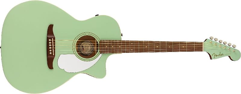 جيتار صوتي Fender Newporter Player جيتار كهربائي صوتي Seafoam Green