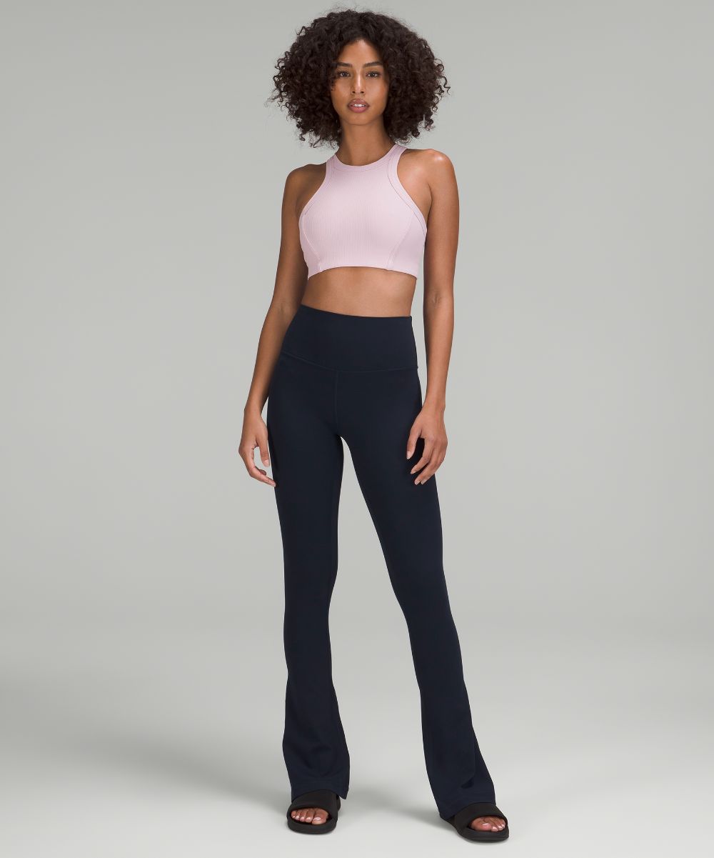 Align Lululemon High Waist Flared Mini Pants, Navi